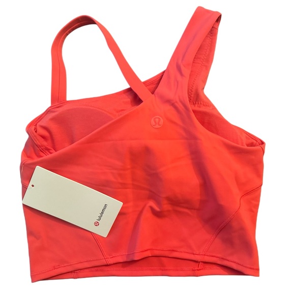 New with tags Lululemon Everlux Asymmetrical Tennis Tank Top,Glaze pink, size 8 - Picture 10 of 10